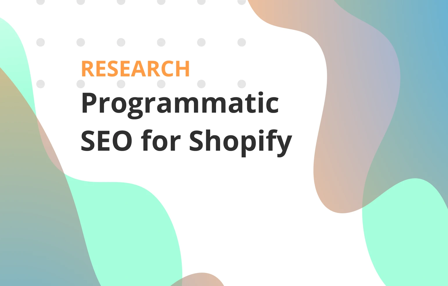 Programmatic SEO